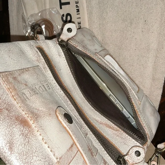 NWT Bed Stu Leather Cadence Wallet Wristlet Crossbody Nectar Lux MSRP $175 - Picture 10 of 16